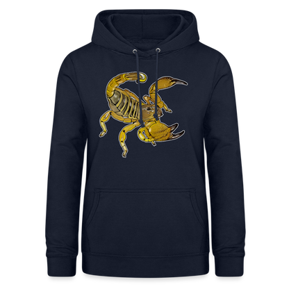 Frauen Freizeit-Hoodie Scorpio maurus palmatus - Navy