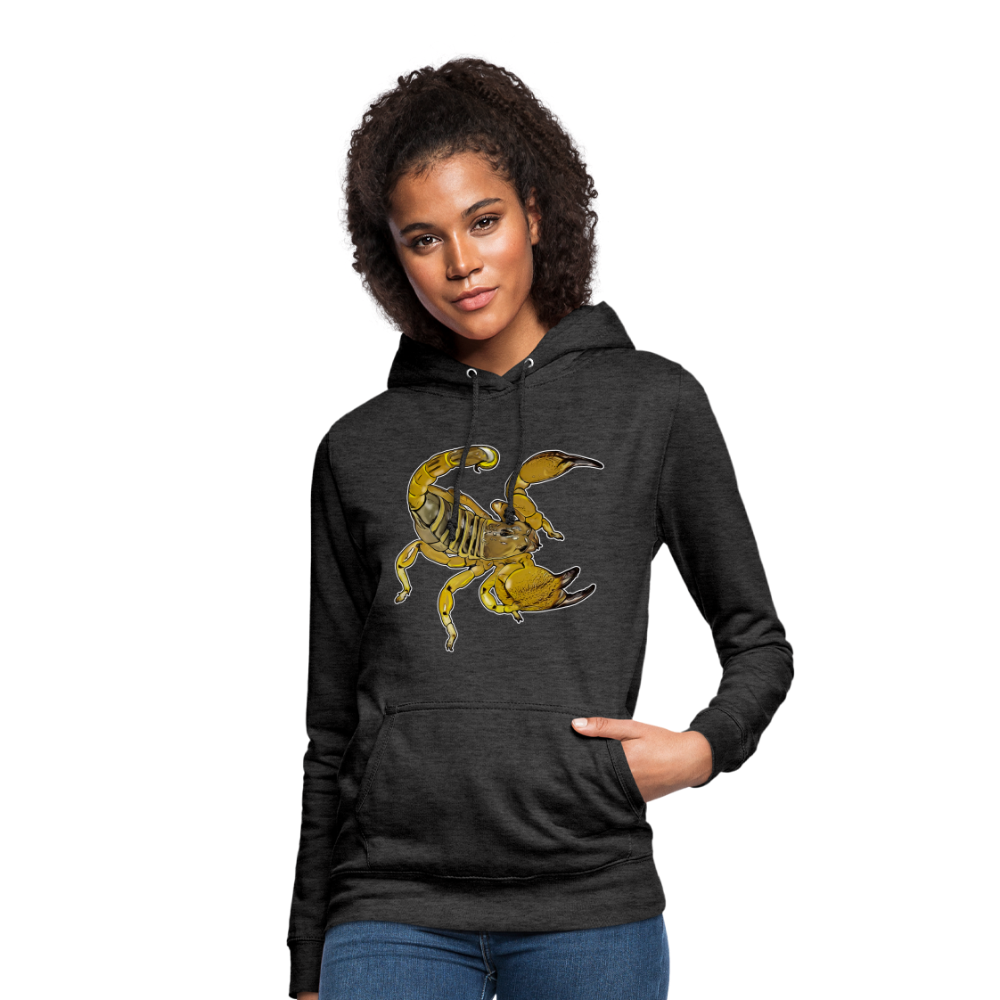 Frauen Freizeit-Hoodie Scorpio maurus palmatus - Anthrazit