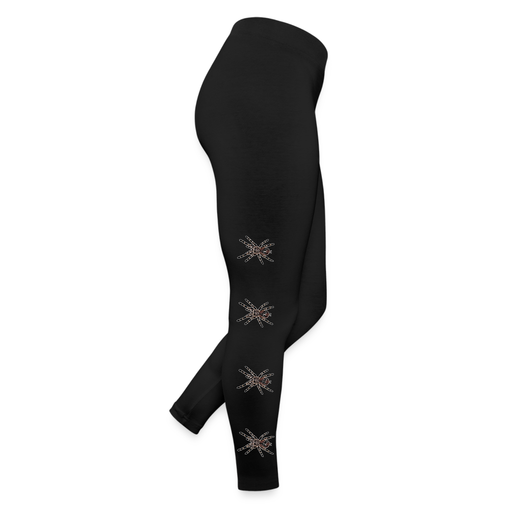 Frauen Jersey Leggings Acanthoscurria geniculata - Schwarz