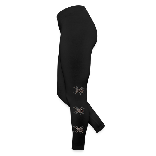 Frauen Jersey Leggings Acanthoscurria geniculata - Schwarz