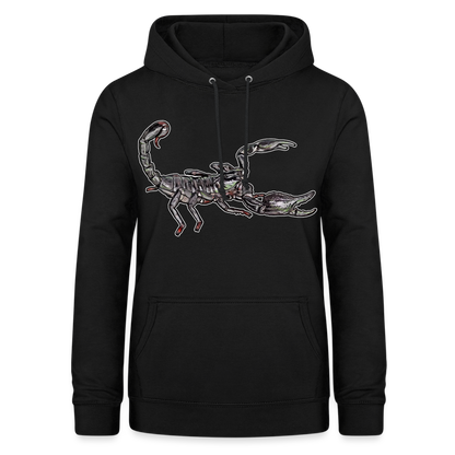 Frauen Freizeit-Hoodie Heterometrus silenus - Schwarz