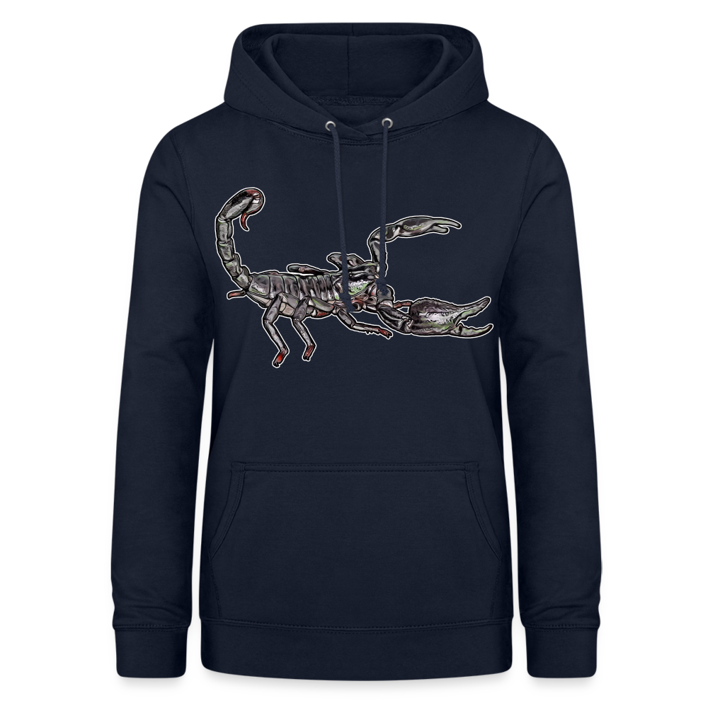 Frauen Freizeit-Hoodie Heterometrus silenus - Navy
