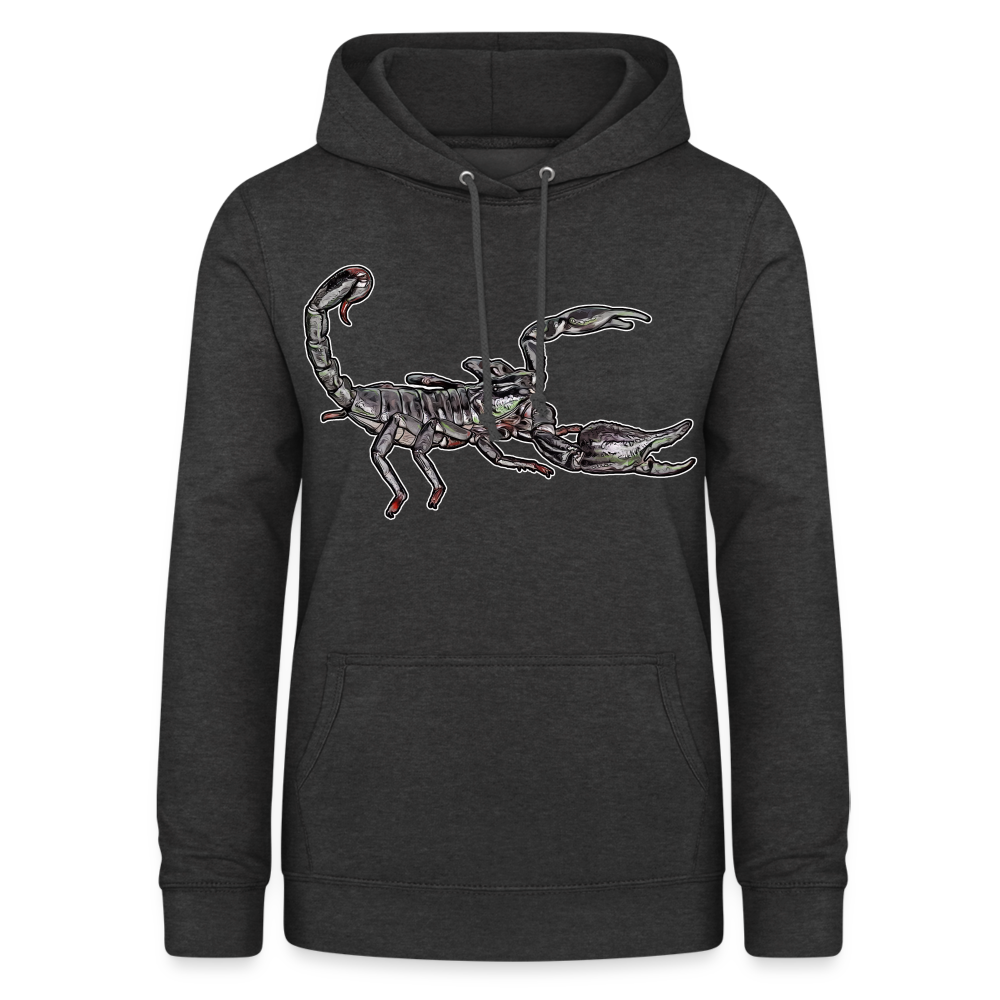 Frauen Freizeit-Hoodie Heterometrus silenus - Anthrazit