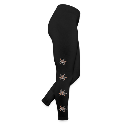 Frauen Jersey Leggings Brachypelma emilia - Schwarz