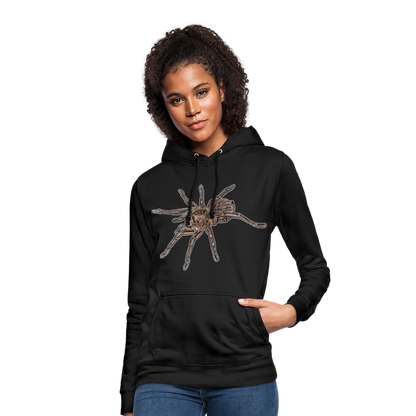 Frauen Freizeit-Hoodie Theraphosa stirmi juvenile - Schwarz