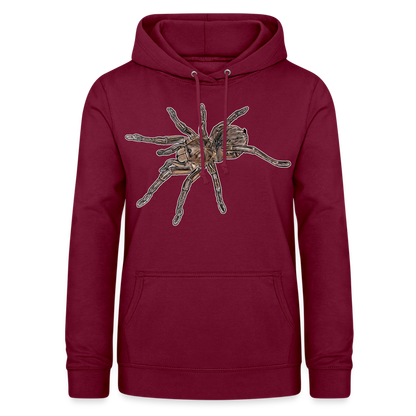 Frauen Freizeit-Hoodie Theraphosa stirmi juvenile - Bordeaux