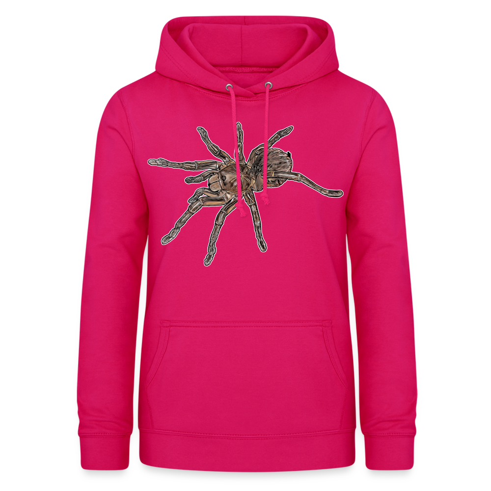 Frauen Freizeit-Hoodie Theraphosa stirmi juvenile - dunkles Pink