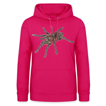 Frauen Freizeit-Hoodie Theraphosa stirmi juvenile - dunkles Pink