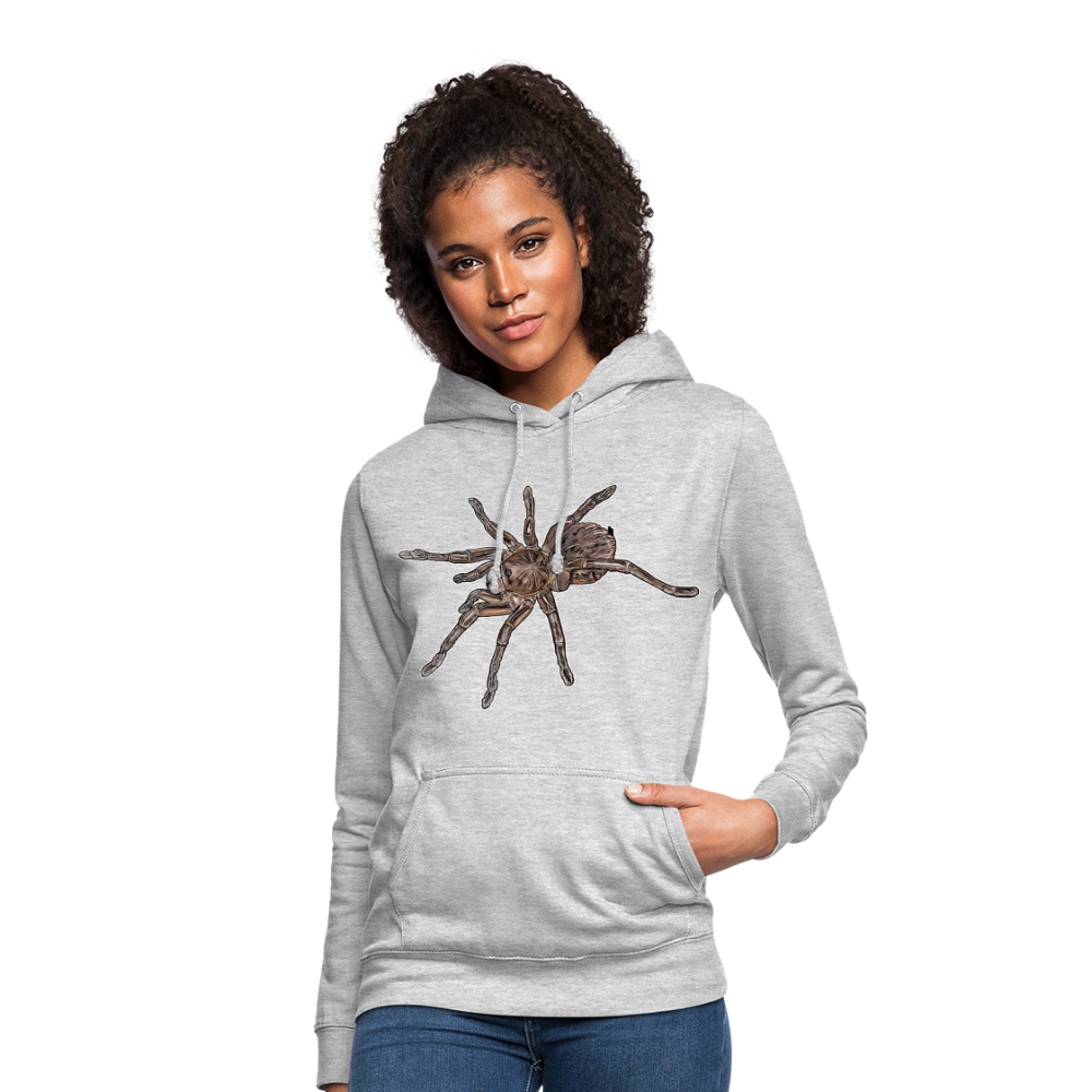 Frauen Freizeit-Hoodie Theraphosa stirmi juvenile - Hellgrau meliert