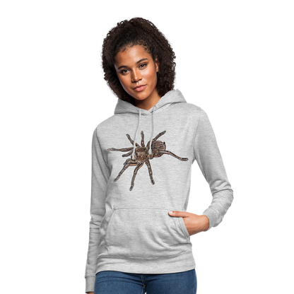 Frauen Freizeit-Hoodie Theraphosa stirmi juvenile - Hellgrau meliert