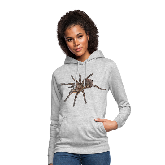 Frauen Freizeit-Hoodie Theraphosa stirmi juvenile - Hellgrau meliert
