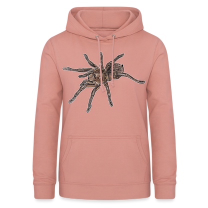 Frauen Freizeit-Hoodie Theraphosa stirmi juvenile - Altrosa