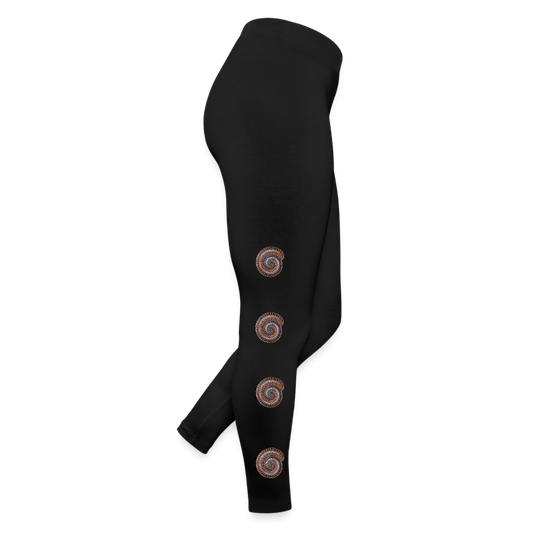 Frauen Jersey Leggings Archispirostreptus gigas - Schwarz