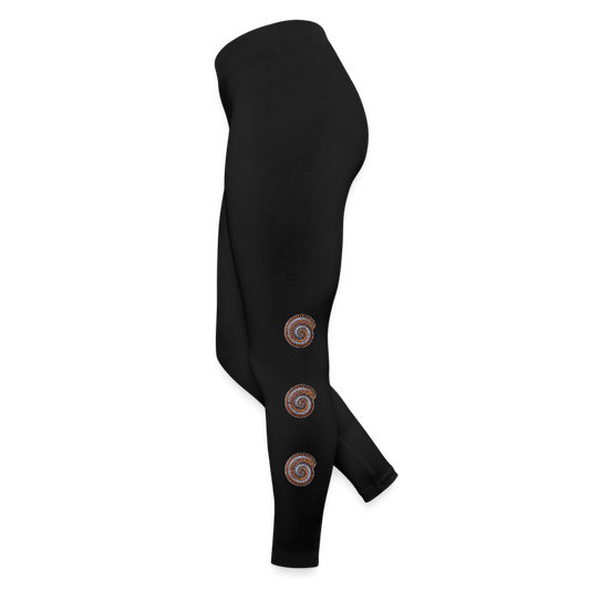 Frauen Jersey Leggings Archispirostreptus gigas - Schwarz
