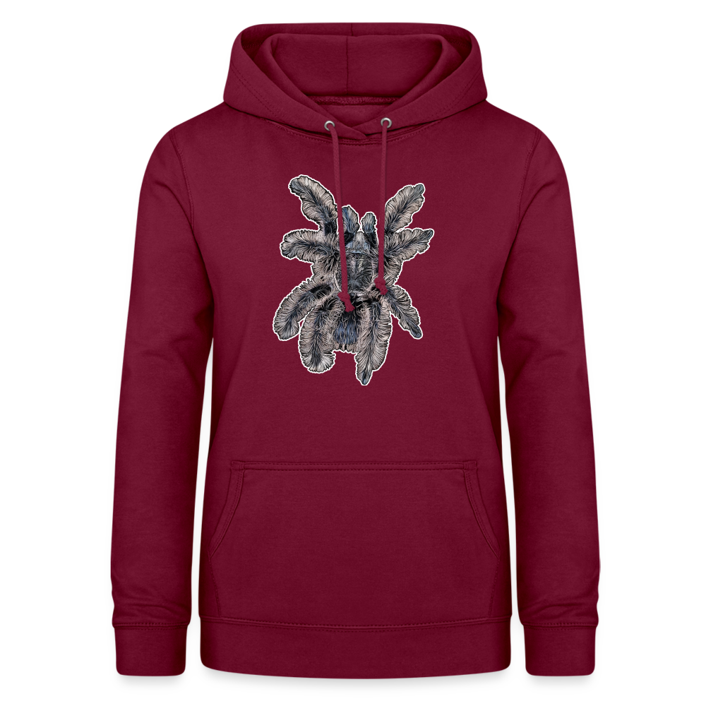 Frauen Freizeit-Hoodie Tliltocatl albopilosus - Bordeaux