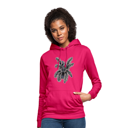 Frauen Freizeit-Hoodie Tliltocatl albopilosus - dunkles Pink