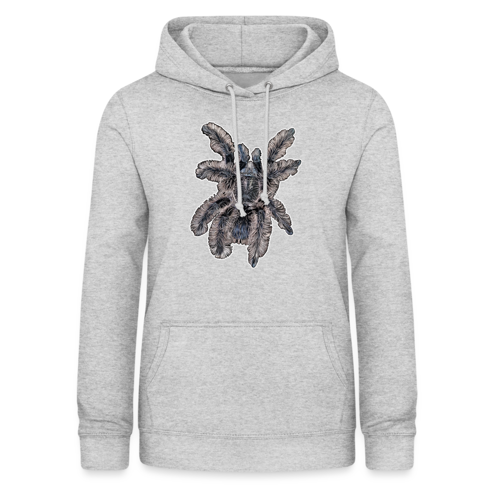 Frauen Freizeit-Hoodie Tliltocatl albopilosus - Hellgrau meliert
