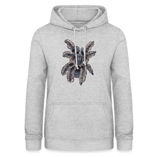 Frauen Freizeit-Hoodie Tliltocatl albopilosus - Hellgrau meliert