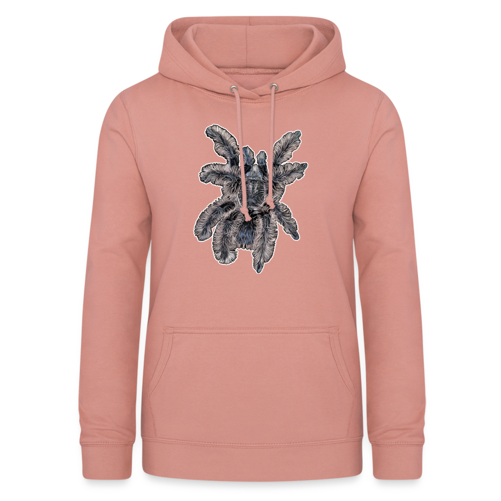 Frauen Freizeit-Hoodie Tliltocatl albopilosus - Altrosa