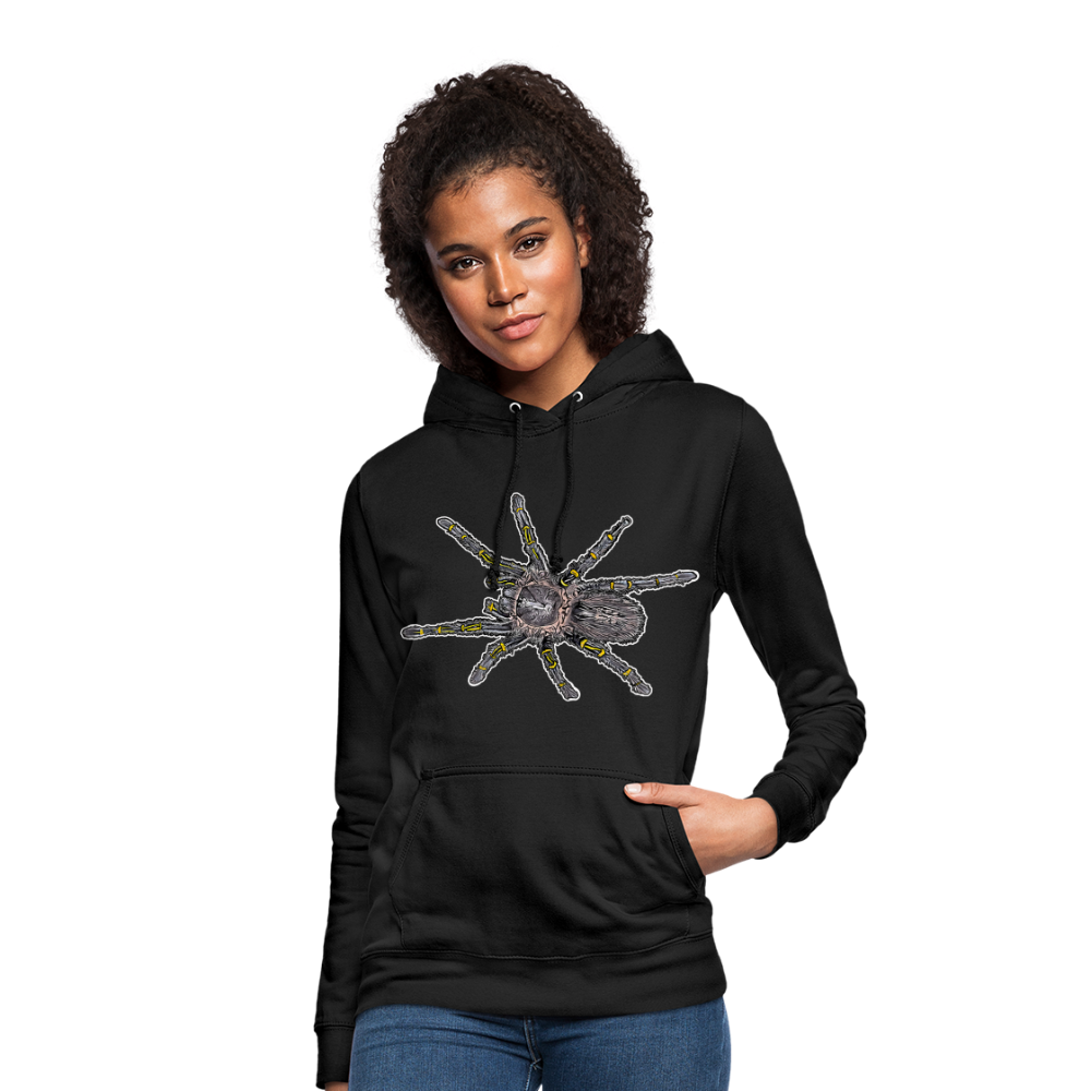 Frauen Freizeit-Hoodie Grammostola pulchripes - Schwarz