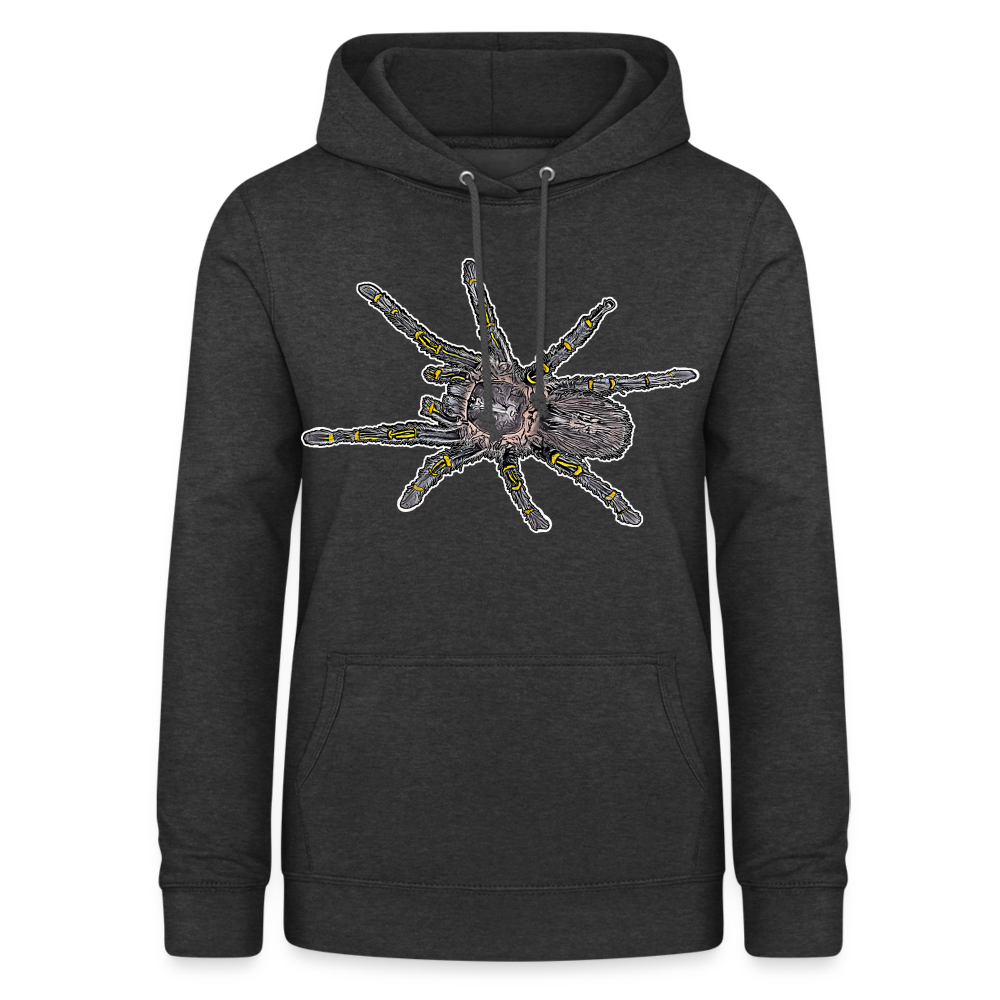 Frauen Freizeit-Hoodie Grammostola pulchripes - Anthrazit