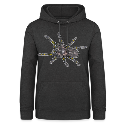 Frauen Freizeit-Hoodie Grammostola pulchripes - Anthrazit