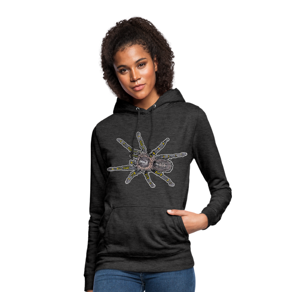 Frauen Freizeit-Hoodie Grammostola pulchripes - Anthrazit