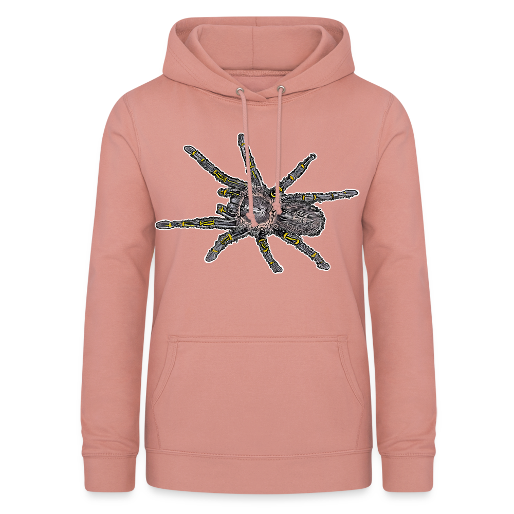Frauen Freizeit-Hoodie Grammostola pulchripes - Altrosa