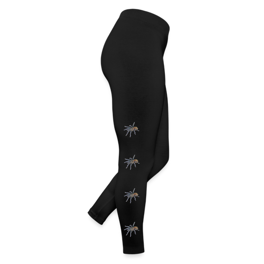 Frauen Jersey Leggings Chromatopelma cyaneopubescens - Schwarz
