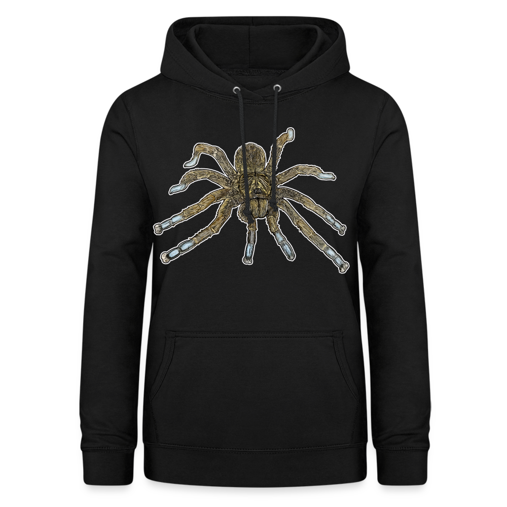 Frauen Freizeit-Hoodie Idiothele mira - Schwarz