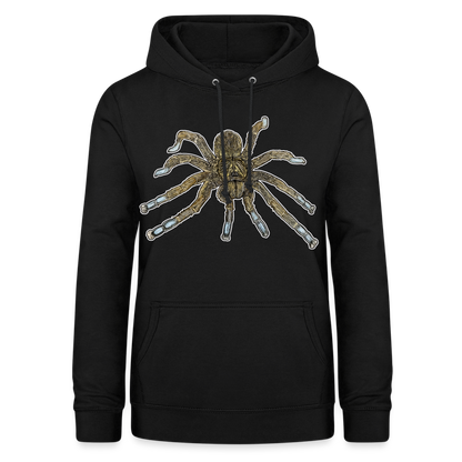 Frauen Freizeit-Hoodie Idiothele mira - Schwarz