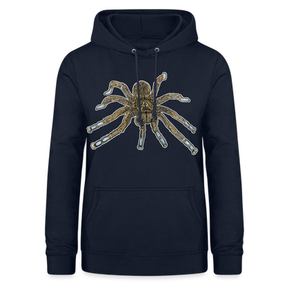 Frauen Freizeit-Hoodie Idiothele mira - Navy
