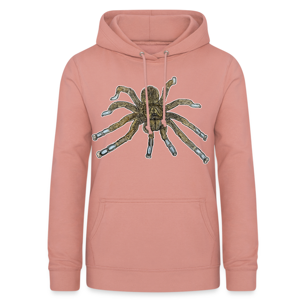 Frauen Freizeit-Hoodie Idiothele mira - Altrosa