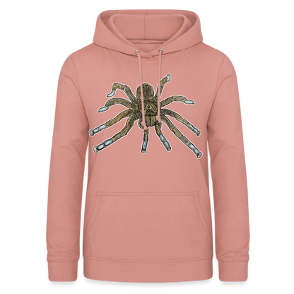 Frauen Freizeit-Hoodie Idiothele mira - Altrosa