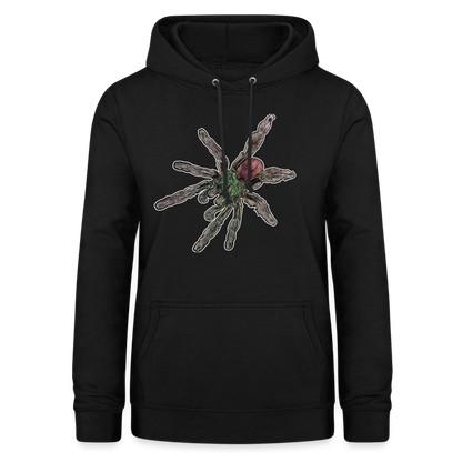 Frauen Freizeit-Hoodie Caribena versicolor - Schwarz
