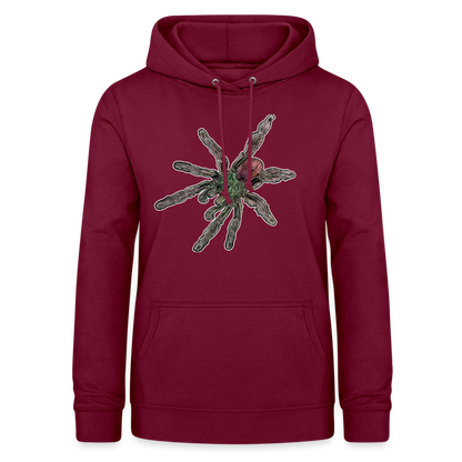 Frauen Freizeit-Hoodie Caribena versicolor - Bordeaux