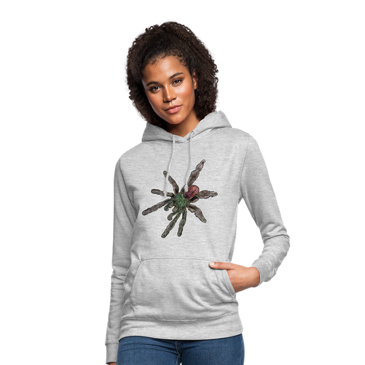 Frauen Freizeit-Hoodie Caribena versicolor - Hellgrau meliert