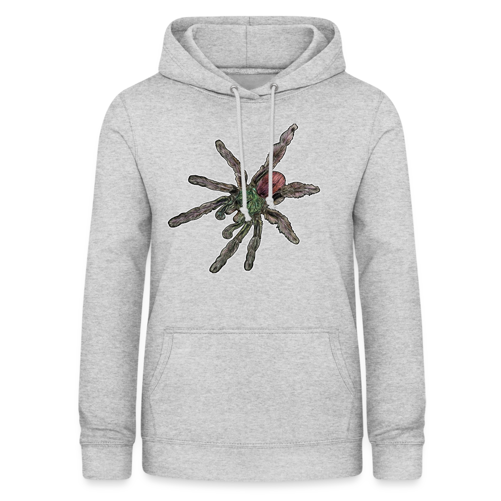 Frauen Freizeit-Hoodie Caribena versicolor - Hellgrau meliert