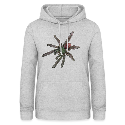 Frauen Freizeit-Hoodie Caribena versicolor - Hellgrau meliert