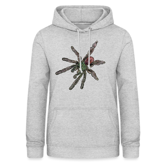 Frauen Freizeit-Hoodie Caribena versicolor - Hellgrau meliert