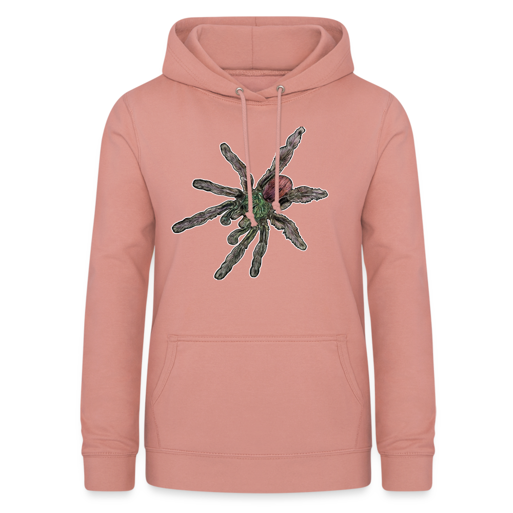 Frauen Freizeit-Hoodie Caribena versicolor - Altrosa
