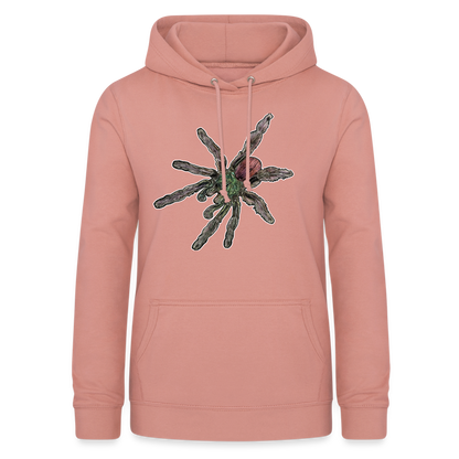 Frauen Freizeit-Hoodie Caribena versicolor - Altrosa