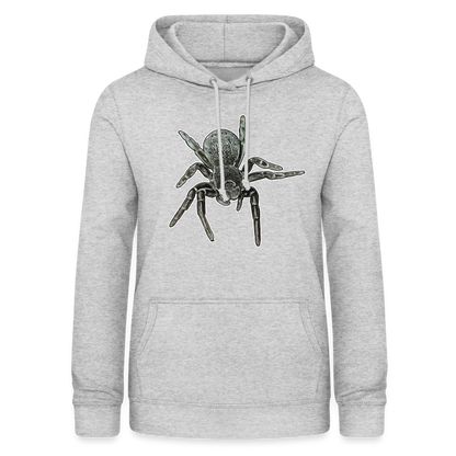 Frauen Freizeit-Hoodie Eresus walckenaeri - Hellgrau meliert