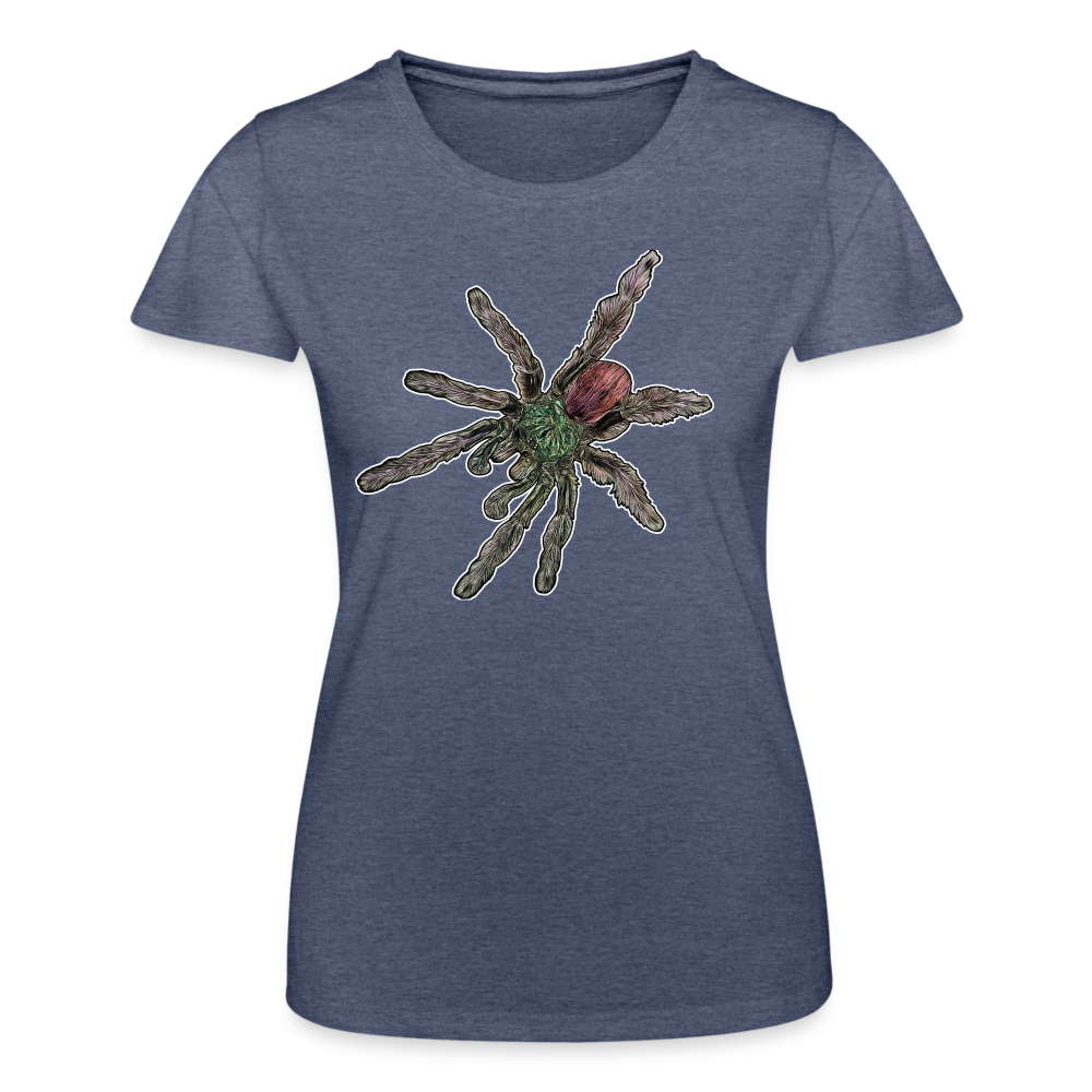 Frauen Fruit of the Loom T-Shirt Caribena versicolor - Navy meliert