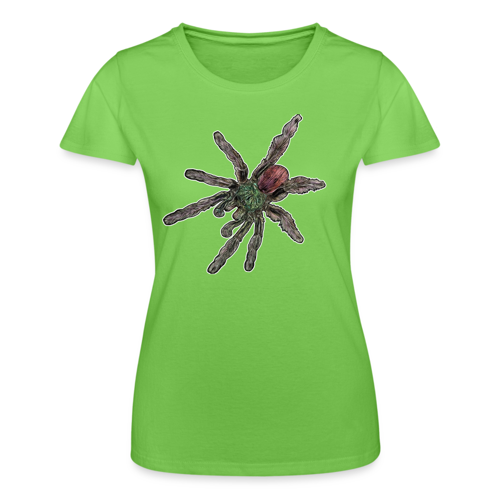 Frauen Fruit of the Loom T-Shirt Caribena versicolor - Hellgrün