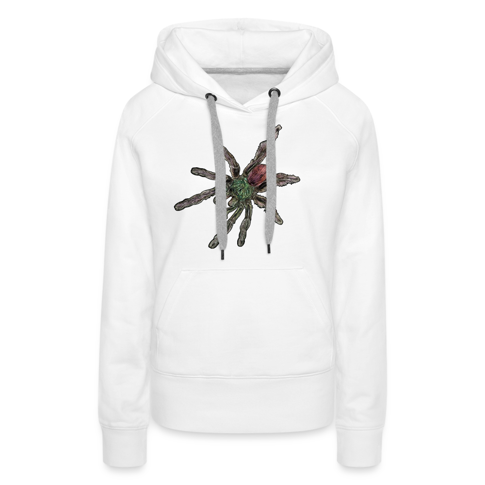 Frauen Hoodie Caribena versicolor - weiß