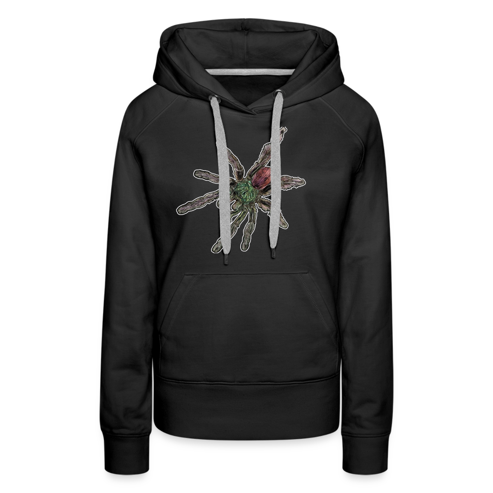 Frauen Hoodie Caribena versicolor - Schwarz