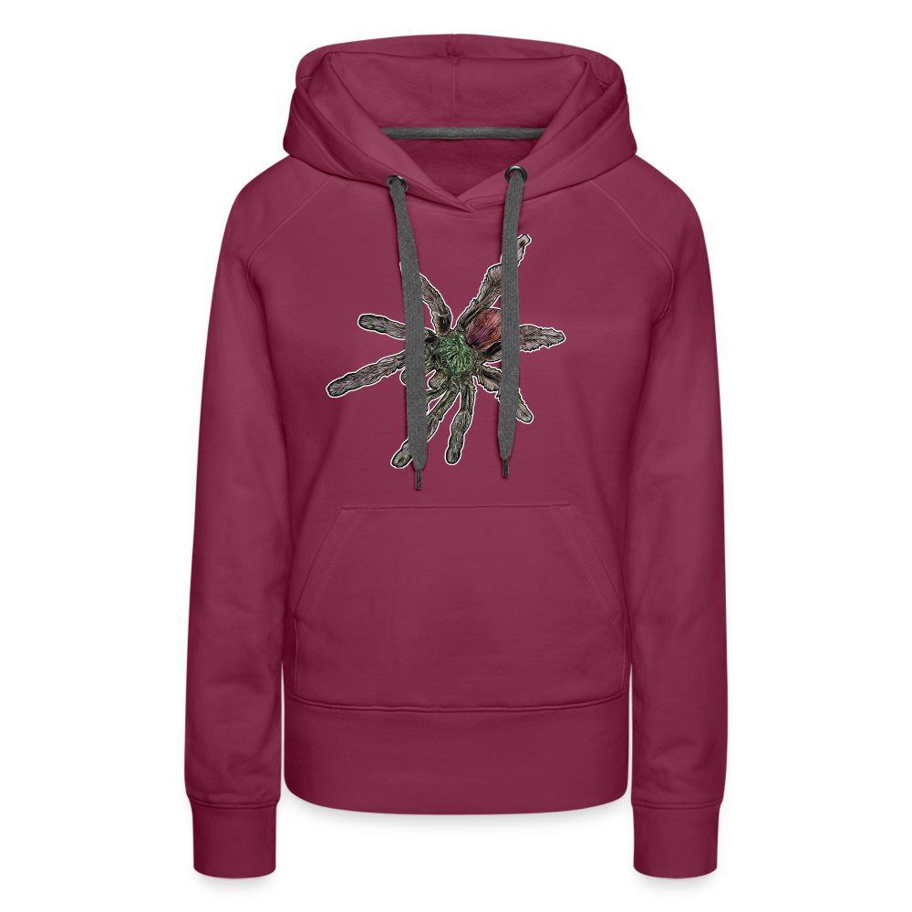 Frauen Hoodie Caribena versicolor - Bordeaux