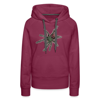 Frauen Hoodie Caribena versicolor - Bordeaux