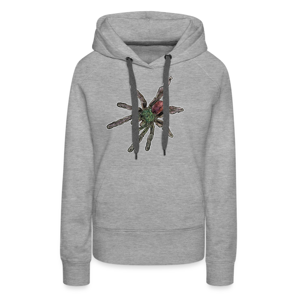 Frauen Hoodie Caribena versicolor - Grau meliert